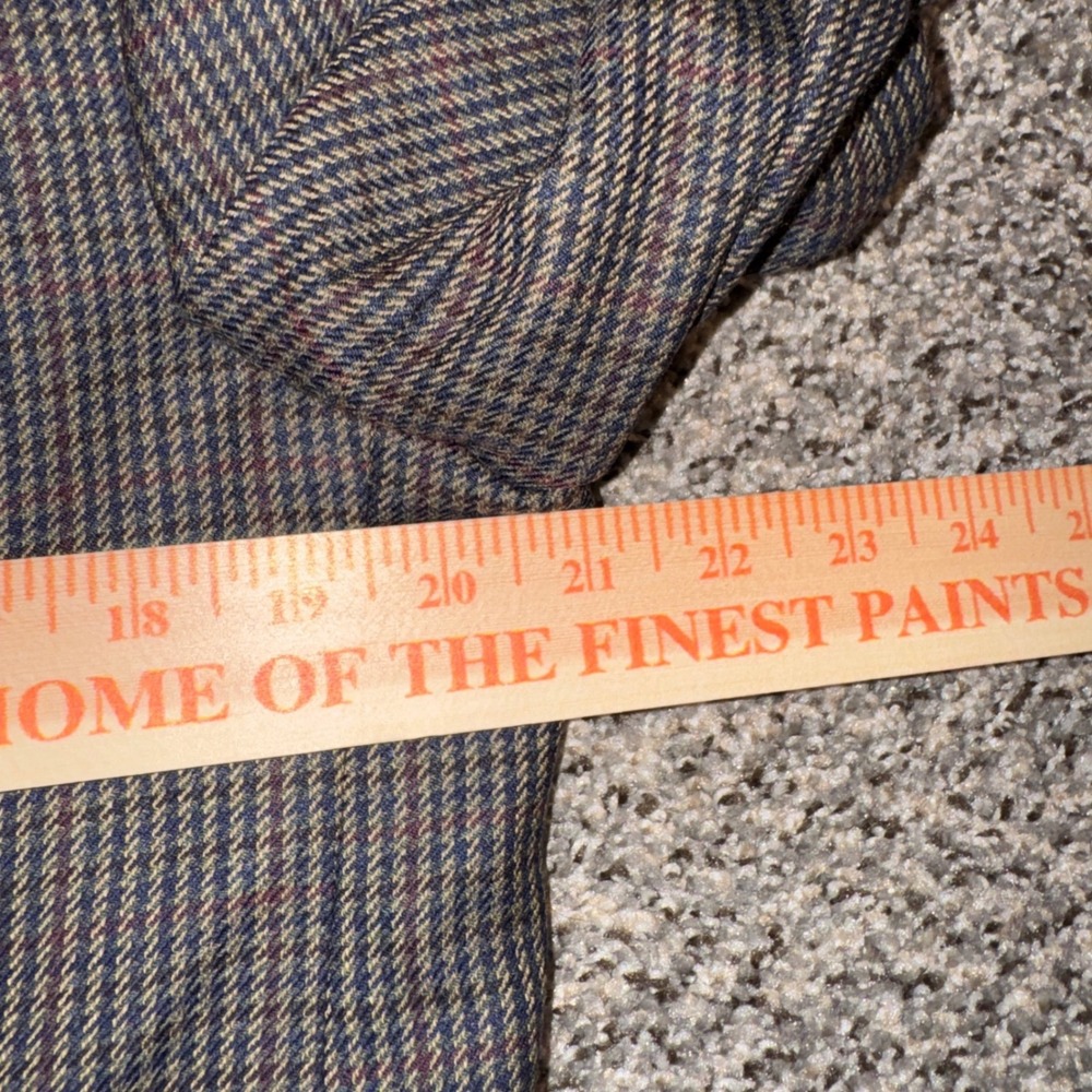 Ralph by Ralph Lauren Mens 41R Wool Blazer Brown Houndstooth Sport Coat Vintage - Picture 2 of 8
